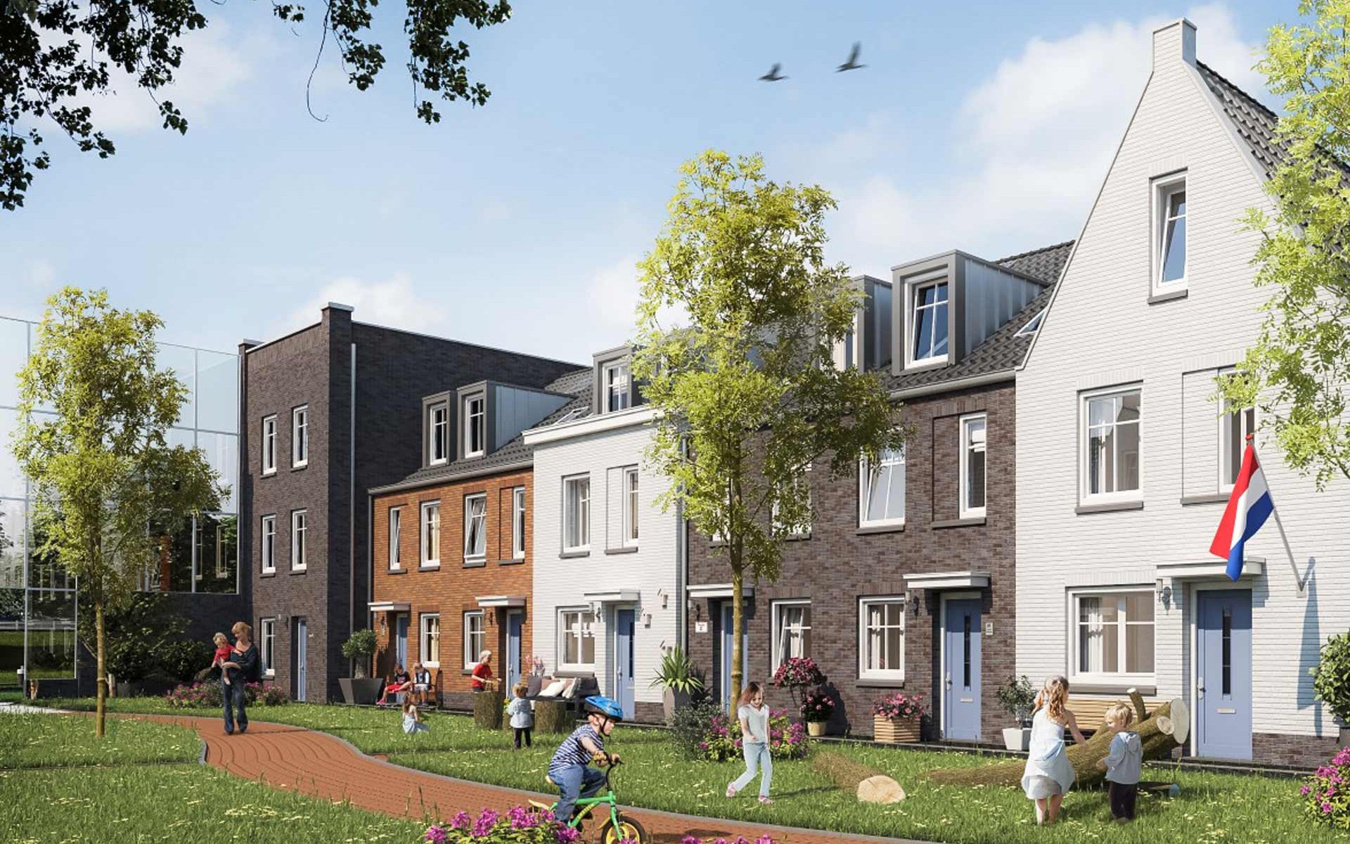 Render rijwoningen